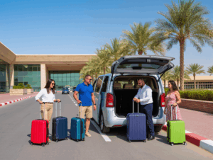 Flotte de véhicules confortables de notre agence de transport touristique pour tours et excursions au Maroc